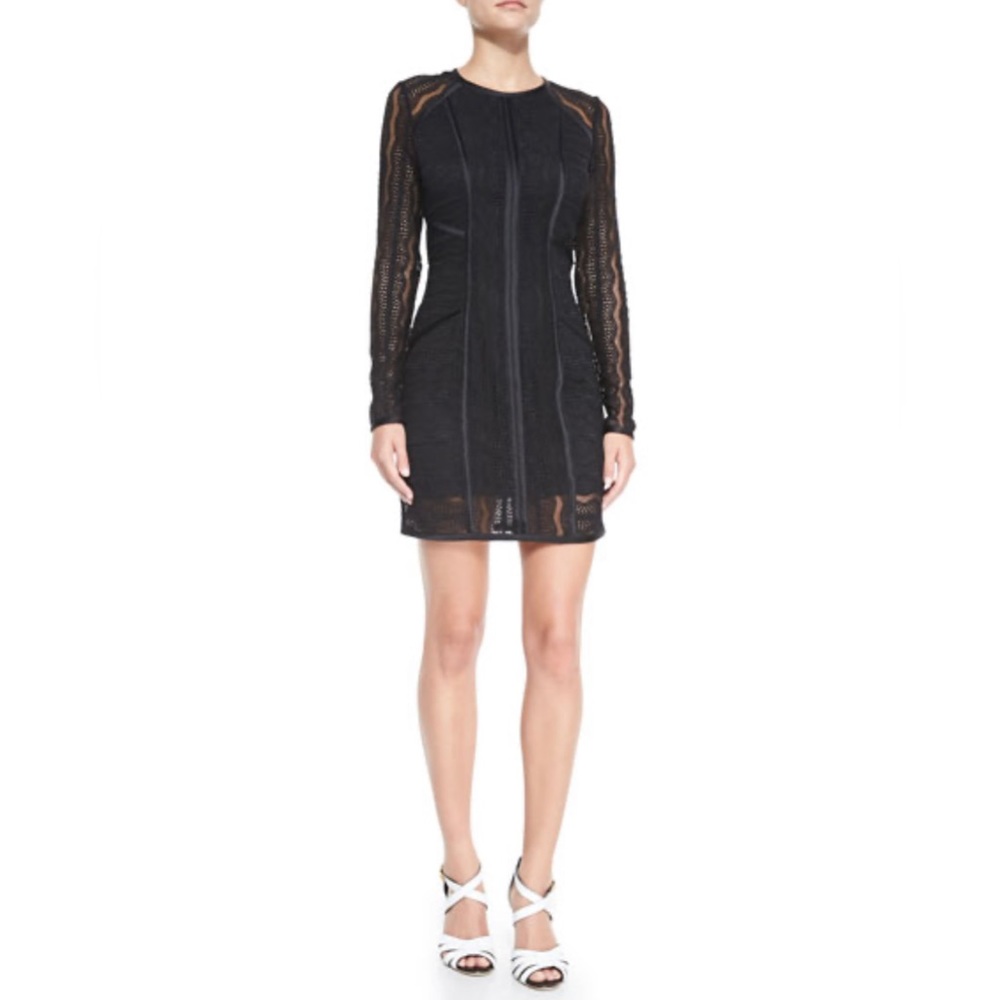 Veronica Beard Lace Seamed Sheath Dress. Size 4.